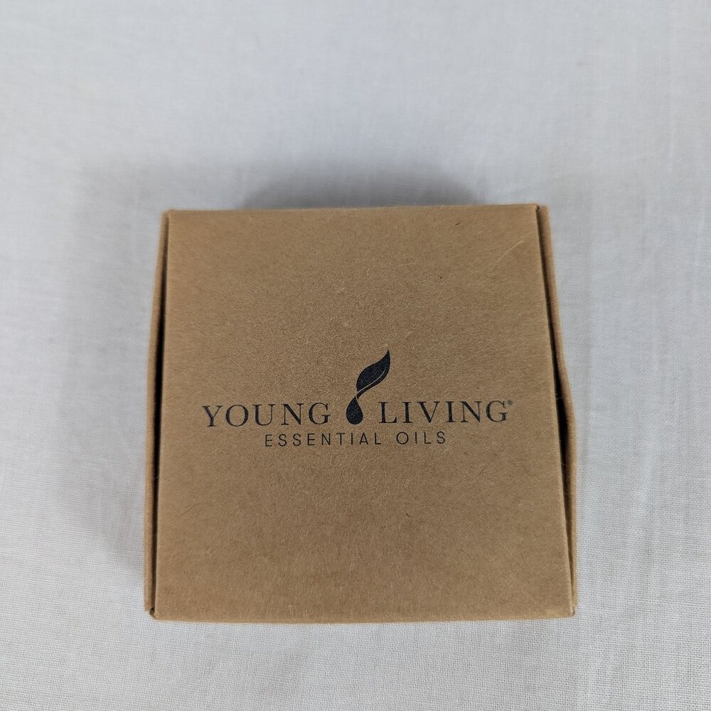 Young Living Mini Travel Passive Diffuser Ceramic Wood Oil Aromatherapy NEW NIB